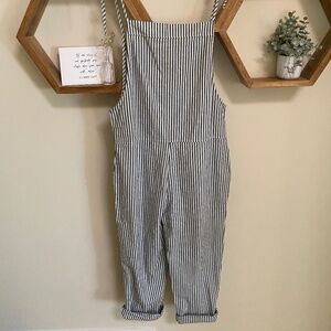 Striped Linen Jumpsuit